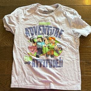 Minecraft Kids Adventure White T-Shirt